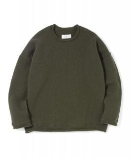 Wide Sleeve Knit Top /  OLIVE