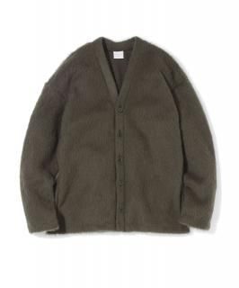 Donald Shaggy Cardigan / OLIVE