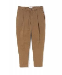 Classic Chino Tapered Tuck Pants / CAMEL BROWN