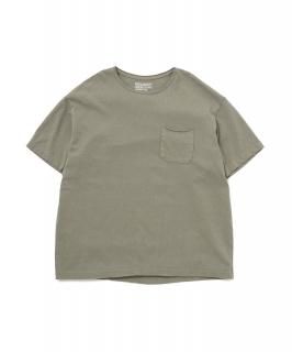 Easy Fit Damaged Pocket Tee / KHAKI