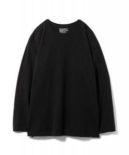 Side Slit L/S Tee / BLACK