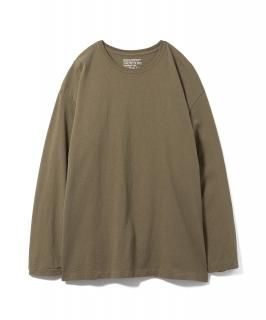Side Slit L/S Tee / KHAKI
