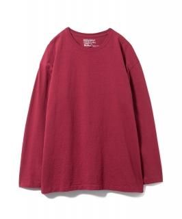 Side Slit L/S Tee / BURGUNDY