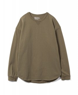 V-gusset L/S Tee / KHAKI