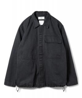 Military Vintage Shirt Jacket / VINTAGE BLACK