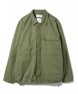 Military Vintage Shirt Jacket / OLIVE
