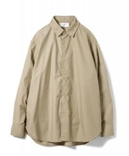 Military Bio Twill Shirt / KHAKI BEIGE