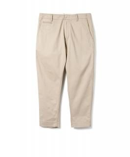 B.C. Chino Stretch Pants - Ankle Cut / BEIGE 