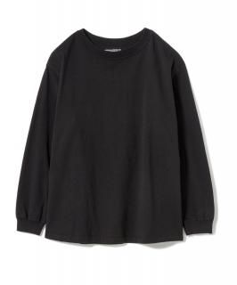 Deep Rib L-S Tee / BLACK