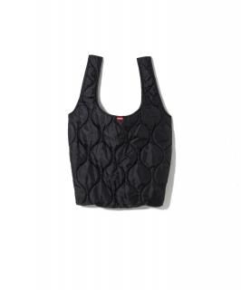 Quilted Market Bag / BLACK