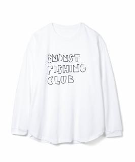 Fishing Club L-S Tee / WHITE