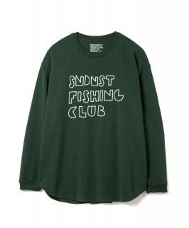 Fishing Club L-S Tee / FOREST GREEN