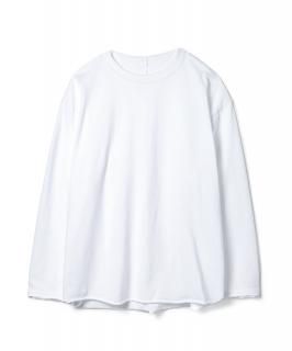 Side Slit L-S Tee / WHITE