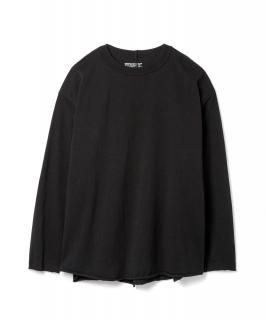 Side Slit L-S Tee / BLACK
