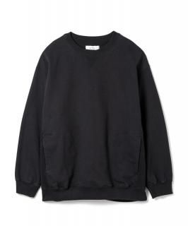 Side Pocket Sweatshirt / BLACK