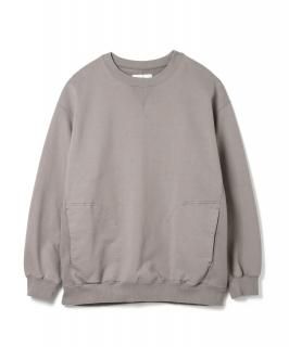 Side Pocket Sweatshirt / STONE GRAY