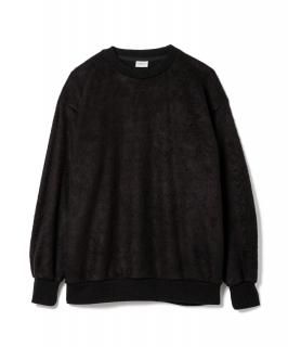 Shaggy Knit Top / BLACK