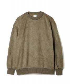 Shaggy Knit Top / OLIVE