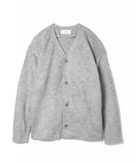 Shaggy Knit Cardigan / GRAY