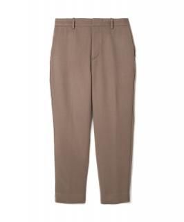 Wool-Flannel Stretch Slacks / BROWN BEIGE