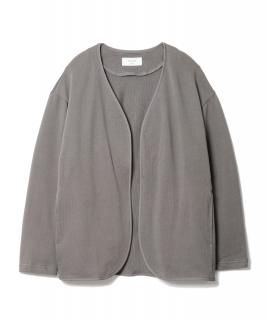 Spain Pima Inner Cardigan /  CHARCOAL GRAY