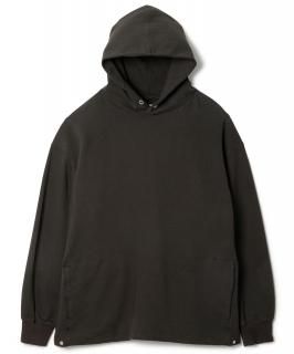 Side Pocket Hooded Sweatshirt / CHARCOAL