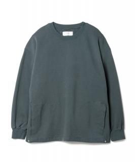 Side Pocket Sweatshirt / DEEP GREEN