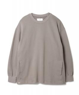 Side Pocket Sweatshirt / STONE GRAY