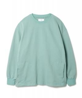 Side Pocket Sweatshirt / BLUE GREEN