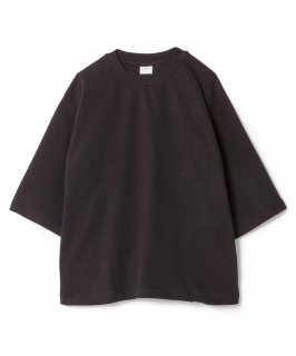 Double Knit H-S Tee / BLACK