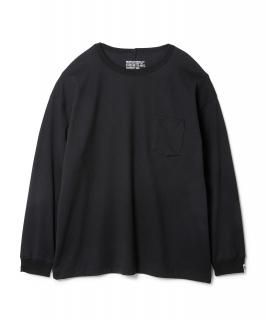 VIBTEX Pocket L-S Tee / BLACK