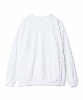 Rib Pocket L-S Tee / WHITE