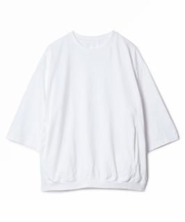 Rib Pocket 3-Q-S Tee / WHITE