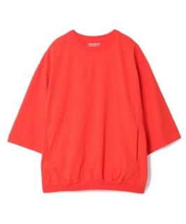 Rib Pocket 3-Q-S Tee / RED