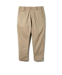 B.C. Chino Stretch Pants - Ankle Cut / KHAKI BEIGE