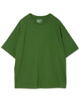 Elastic Hem Tee /  DEEP GREEN