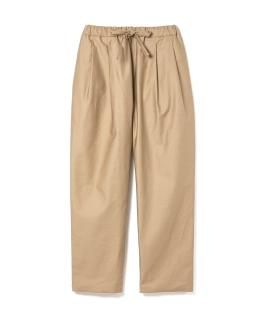 Light Moleskin 2Tuck Easy Pants / KHAKI BEIGE