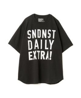 Newspaper Tee / BLACK
