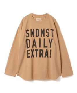 Newspaper L-S Tee / MOCHA
