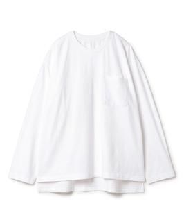 Slit Pokcet L-S Tee / WHITE