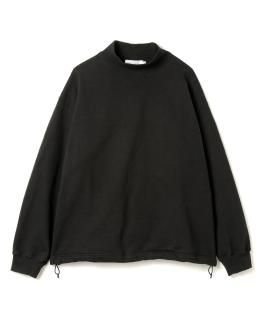Mock Neck Sweatshirt / BLACK