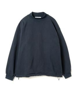 Mock Neck Sweatshirt / NAVY