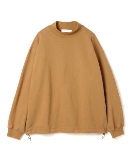 Mock Neck Sweatshirt / CAMEL