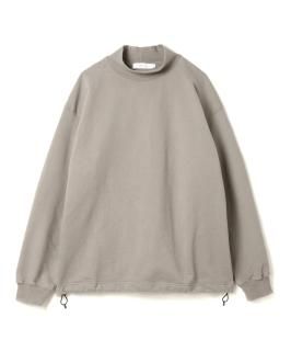 Mock Neck Sweatshirt / STONE GRAY