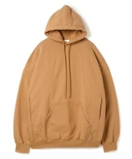 Double Pocket Hooded Sweatshirt / CAMEL
