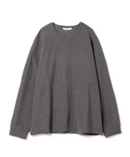 Autumn Cotton Knit Top / HEATHER CHARCOAL