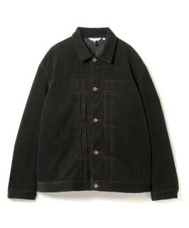 Cotton Wool Cord Jacket / BLACK