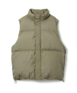 Down Wide Vest / OLIVE