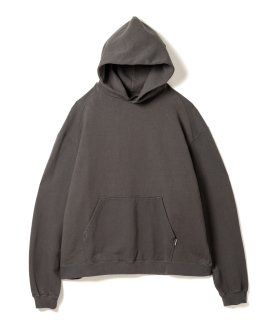 Overdyed Hooded Sweatshirt / CHARCOAL