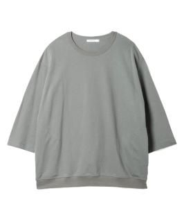 Inlay 3-Q-S Rib Tee / CHARCOAL